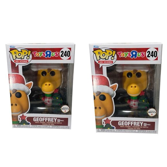 Funko Other - Lot of 2 Funko Pop Vinyl Toys R US Geoffrey Christmas Tree Macy's Exclusive 240